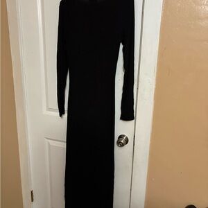 H&M Classic Black Long Sleeve Dress